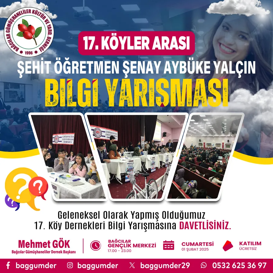 17. Geleneksel Köyler Arası Bilgi ve Kültür Yarışmasını Gerçekleştirdik